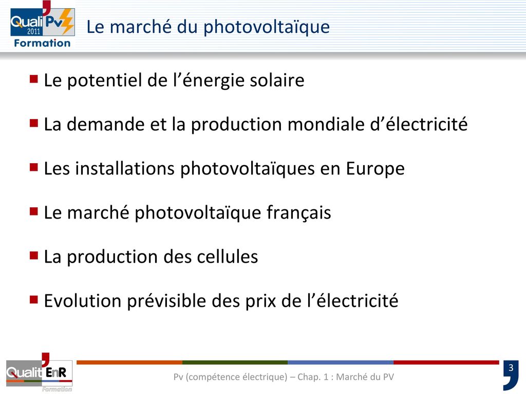 Le March Du Photovolta Que Ppt T L Charger